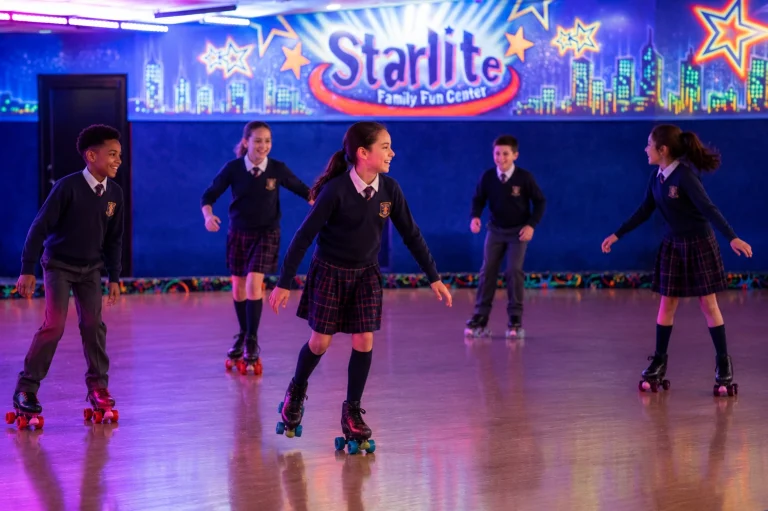 Stockbridge-Kids Group Skating